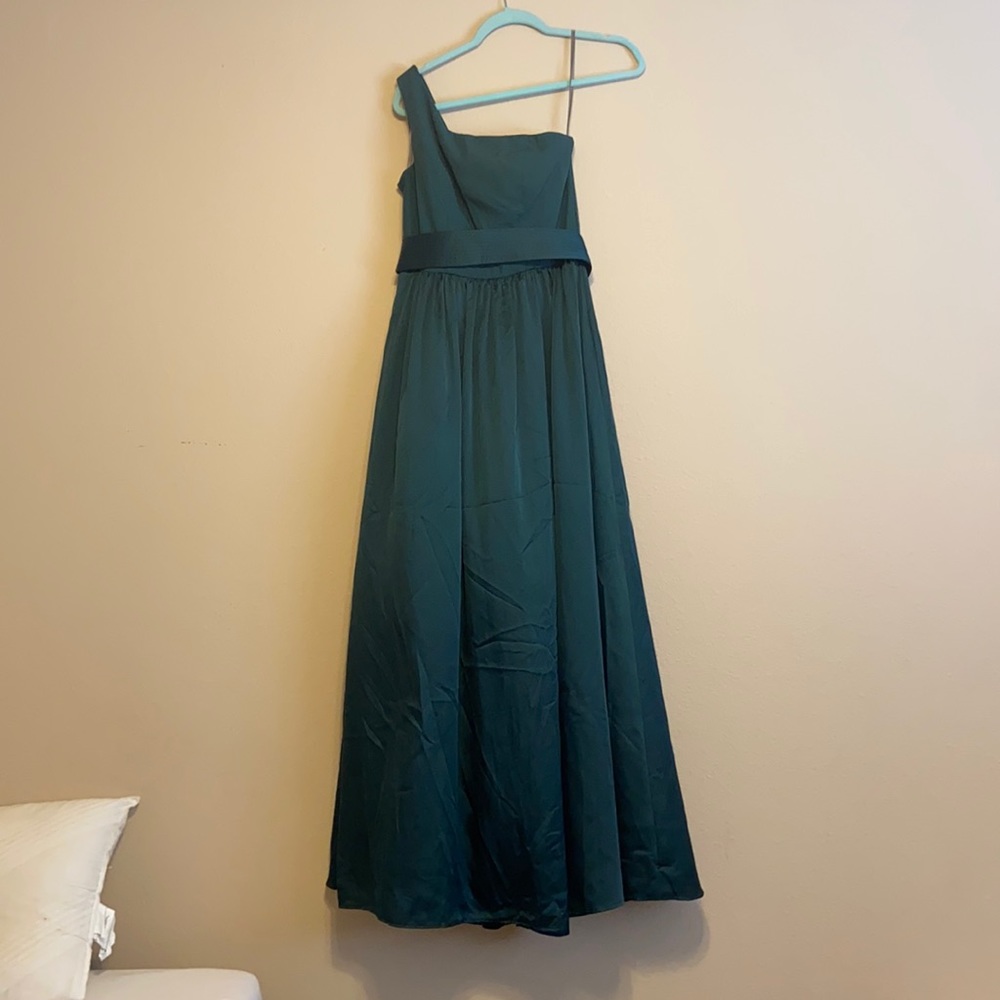 Green Vera Wang bridesmaid dress